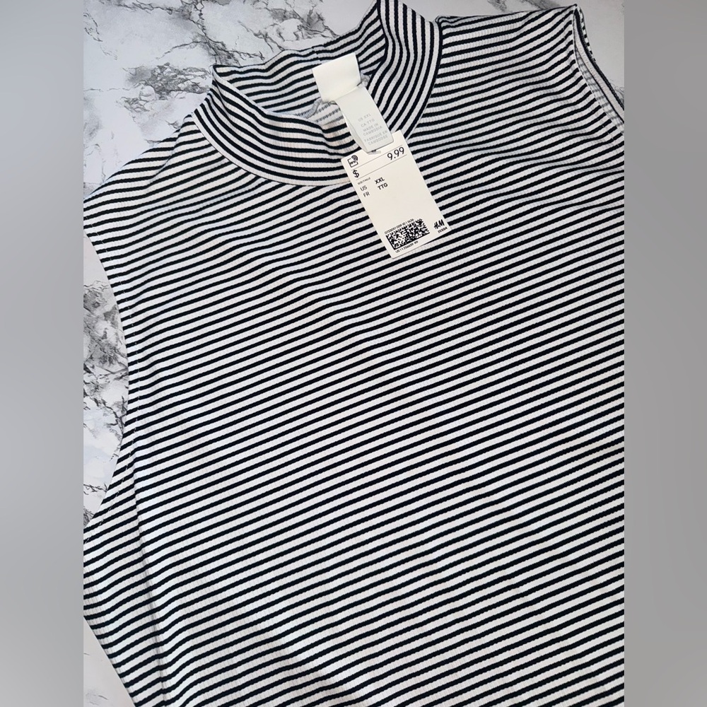 H&M Striped Bodysuit